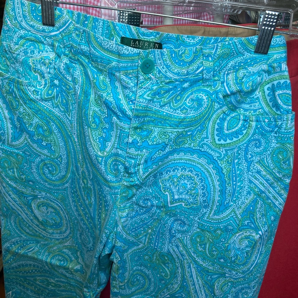 Ralph Lauren capri paisley size 8